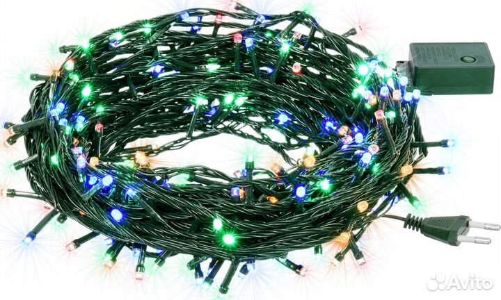 Электрогирлянда комнатная Balance Нить 23м 300 лам