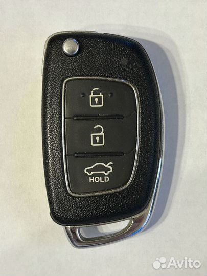 Ключ зажигания Hyundai Solaris I (оригинал)