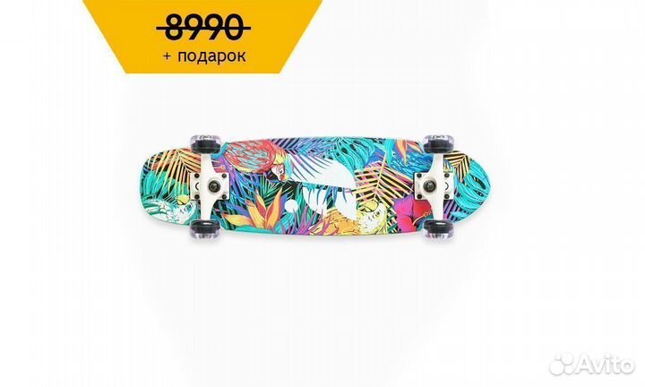 Новый круизер скейт Footwork Cruiser Tropical 27