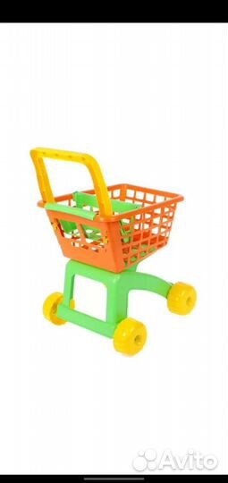 Детская тележка из супермаркета