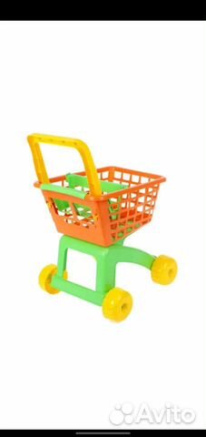 Детская тележка из супермаркета