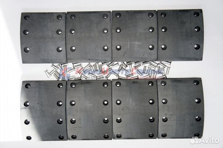 Р/к тормозных колодок 53229 укороч. (расточ. накл+