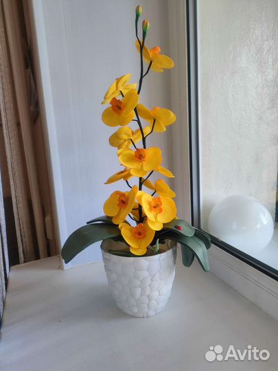 Декор для дома. Искусственные цветы.Орхидея