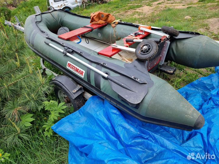 Резиновая лодка Suzumar с 4х тактным новым мотором