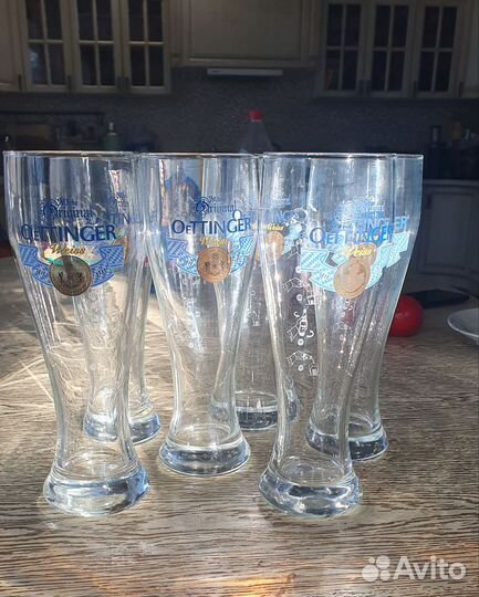 Пивные бокалы 6 шт набор