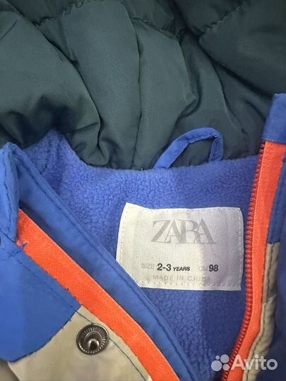 Зимний комбинезон 98 zara