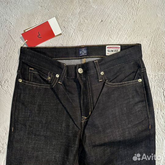 Evisu Jeans Indigo Firm Print