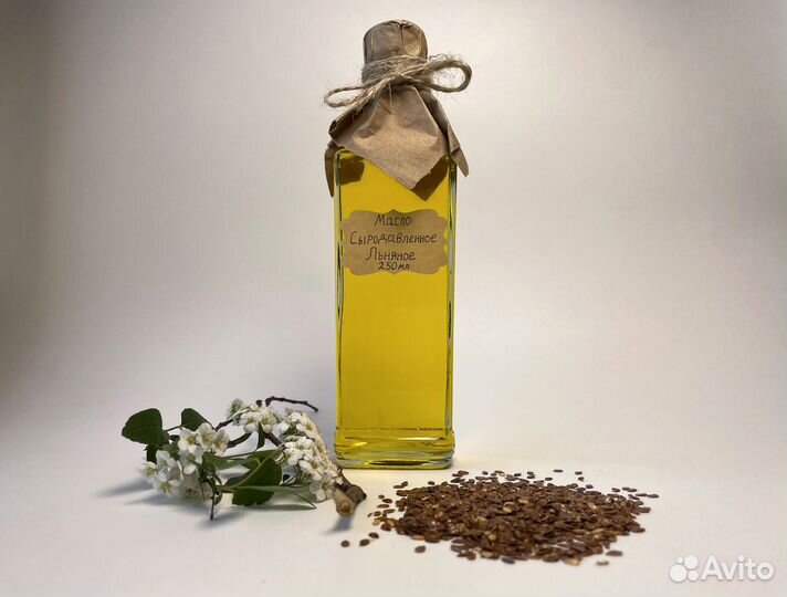 Льняное Сыродавленное Масло (Давим в день заказа)
