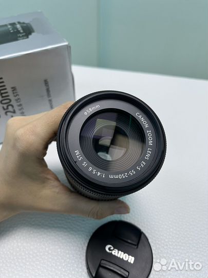 Объектив Canon EFS 55-250mm f/4-5.6 IS STM