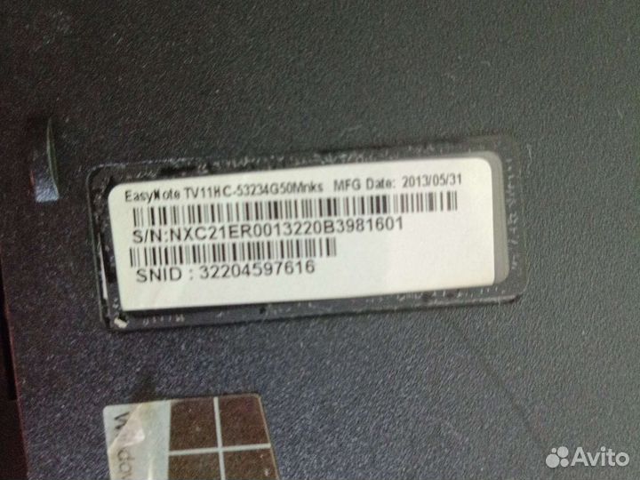 Ноутбук TV11HC