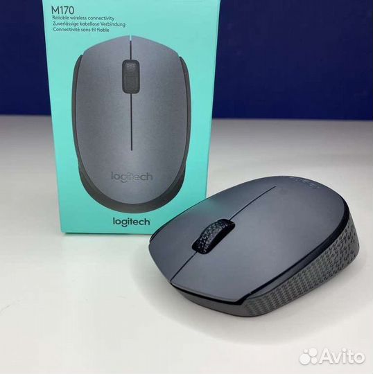 Мышь беспроводная Logitech M170 + Коврик Logitech