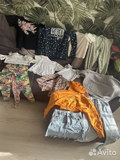 Вещи пакетом на девочку 134 140