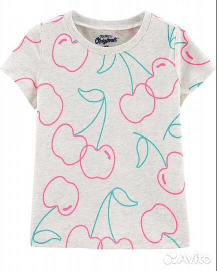 Футболка carters для девочки 98-105 см рост
