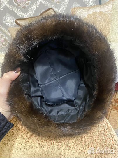 Мужская шапка норковая