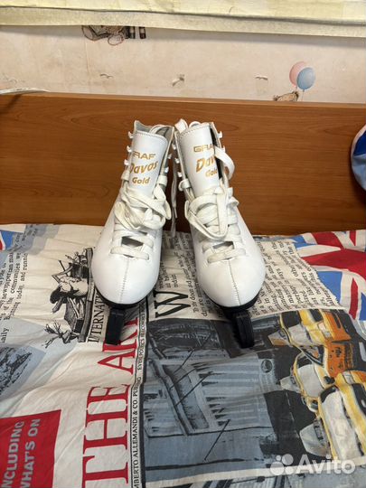 Коньки фигурные graf davos gold 35