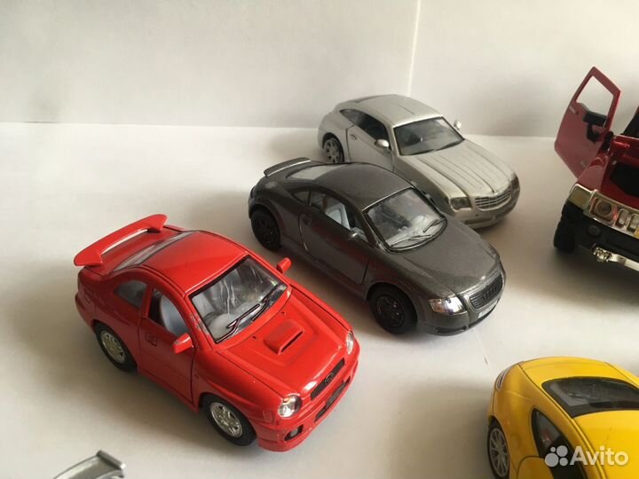 Машинки металлические пакетом. Цена за всё