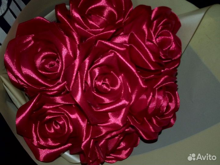 Букет из атласных лент