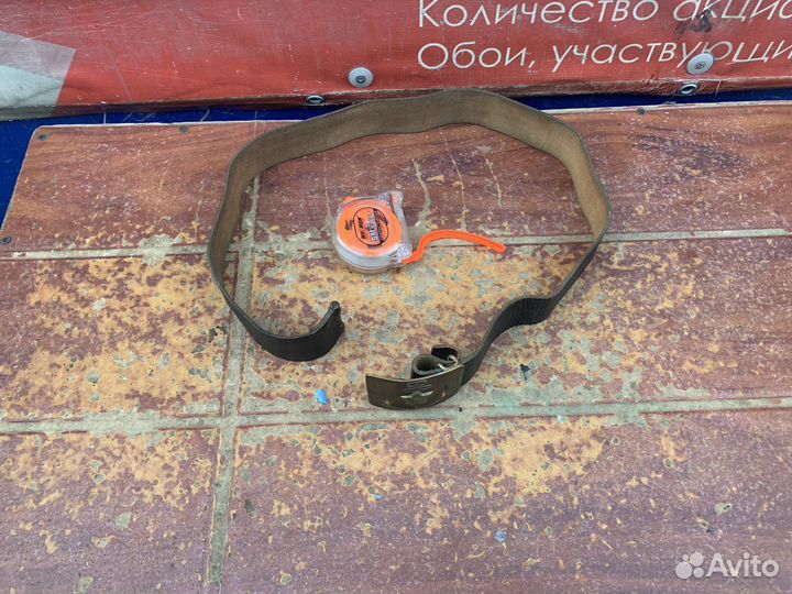 Ремень солдатский кожаный морской СССР