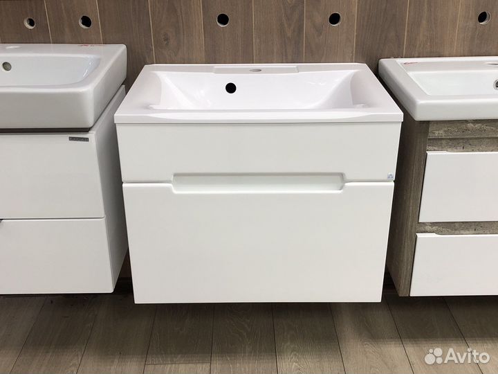 Тумба для ванной подвесная Оливия 65 см