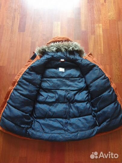 Куртка для мальчика зимняя, аляска, цвет оранжевый