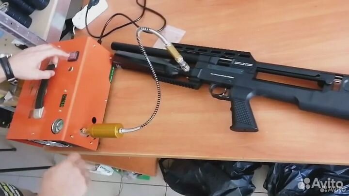 Компрессор для PCP баллонов и винтовок Rikz вд