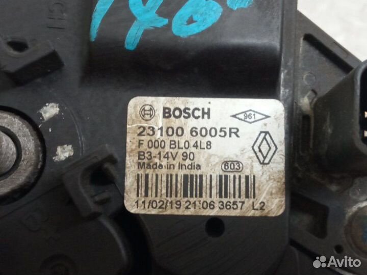 Генератор Renault Logan 2019