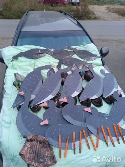 Профиля гусей деревянные