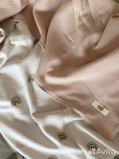 Муслиновый плед детский