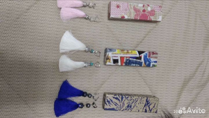 Серьги кисти