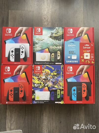 Новые прошитый oled nintendo switch oled до 1TB