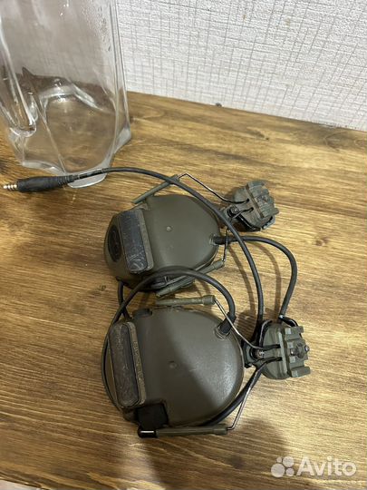 Тактические наушники на шлем