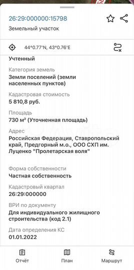 Участок 7,3 сот. (ИЖС)
