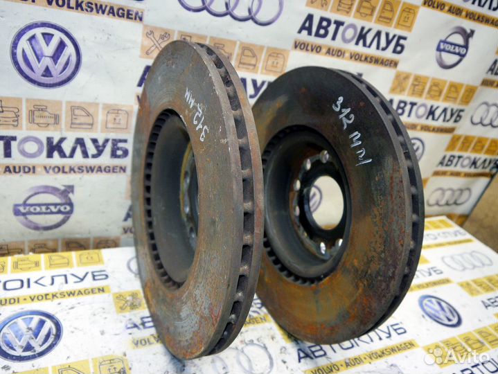 Диски тормозные передние Фольксваген Пассат Б7