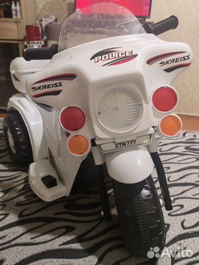 Детский мотоцикл на аккумуляторе бу