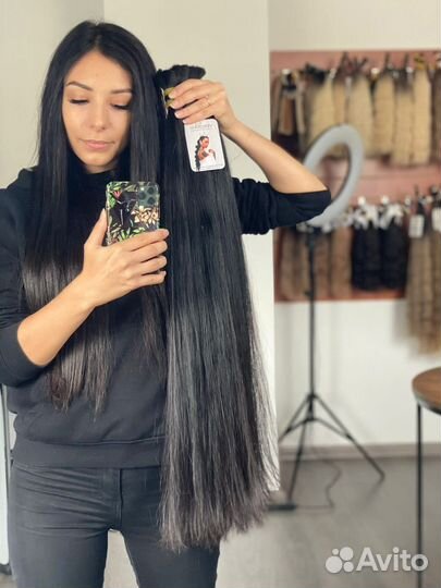 Волосы для наращивания 70 см славянка