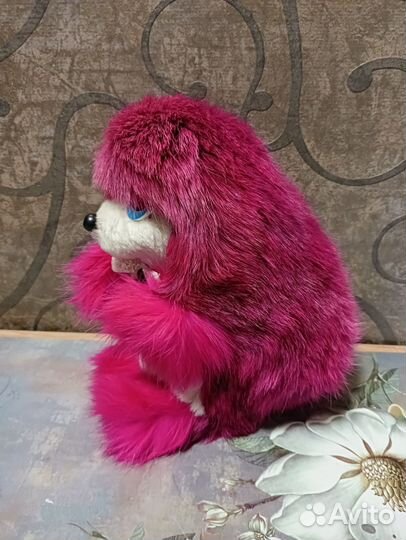 Ёжик из натурального меха