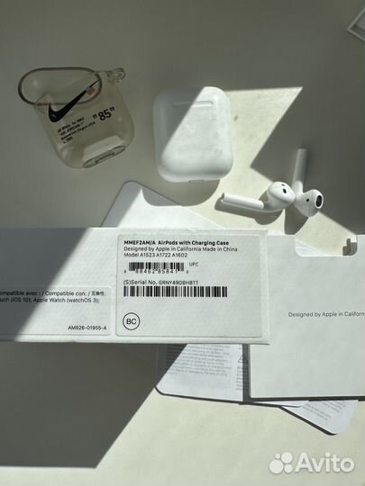 Наушники apple airpods