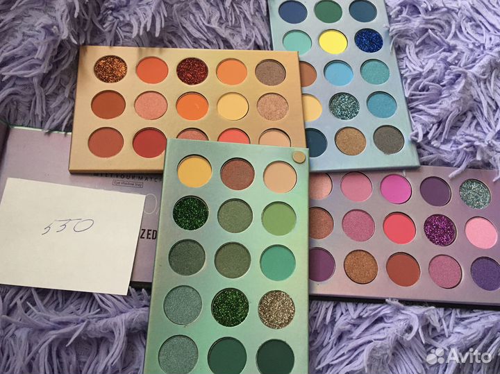 Палетки теней новые