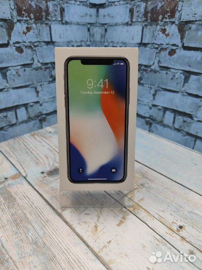 Коробка iPhone X Silver 64GB Оригинал