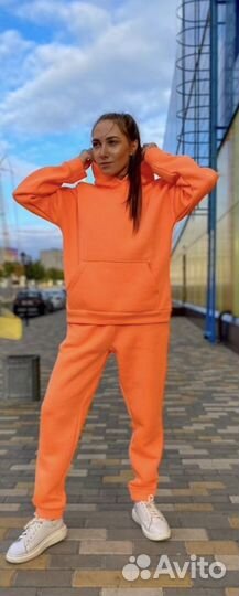 Костюм спортивный утепленный женский на флисе