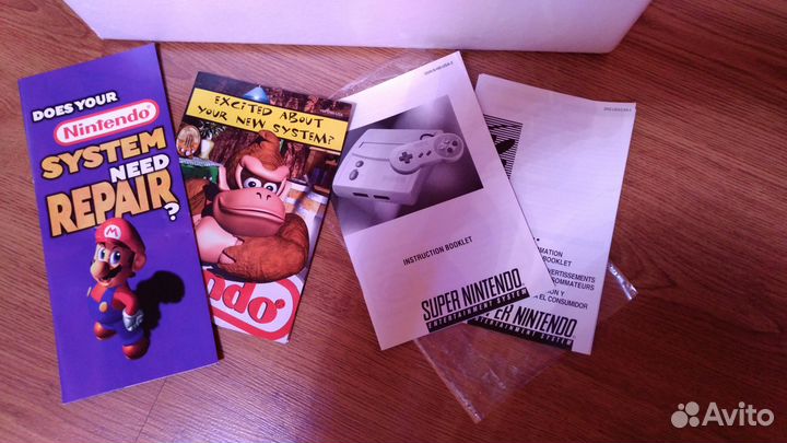 Игровая консоль Nintendo Super NES в коробке новая
