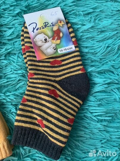 Носки теплые новые разные размеры