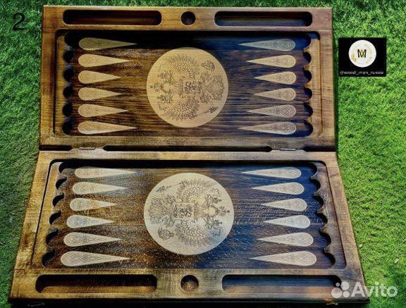 Нарды + шахматная доска 2 в одном