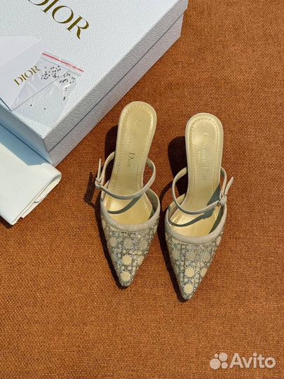 Dior мюли -лодочки Capture 10cm