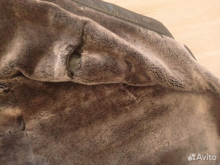 Дубленка натуральная мужская (куртка кожаная)