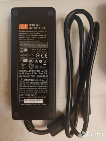 GST120A12-R7B– Блок питания (адаптер) MW mean well