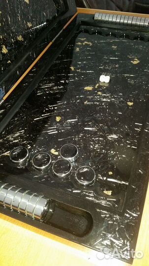 Нарды ручной работы из кованого карбона