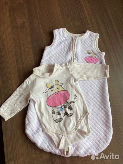 Пакет вещей 62,68,74 размер на девочку