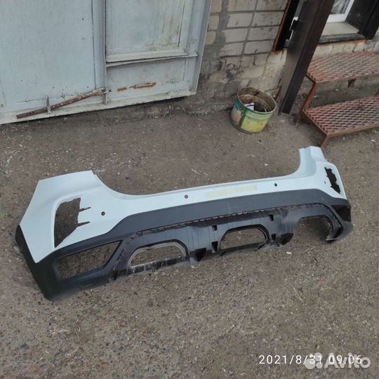 Бампер задний Kia Rio X-Line рестайл 2020-2021