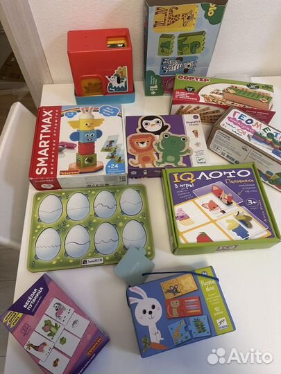 Пазл для малышей djeco кто что ест